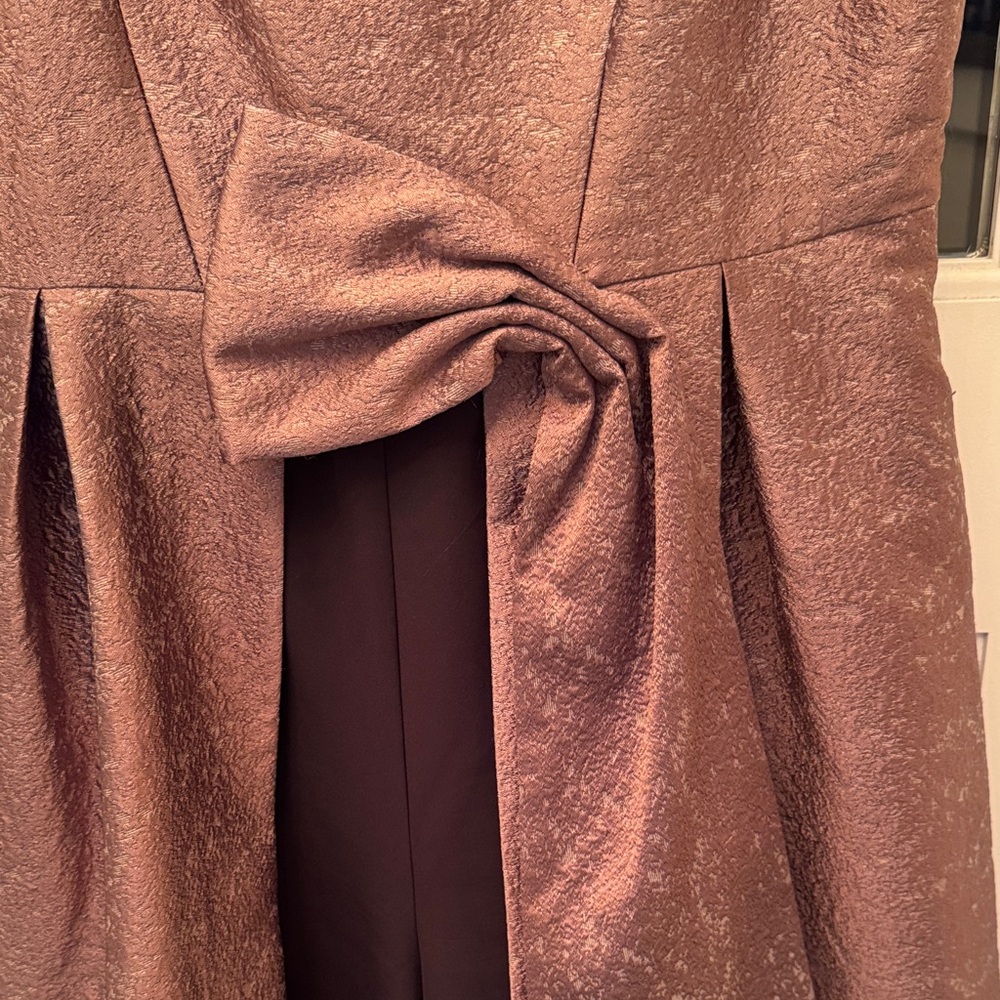 Kay Unger Jumpsuit In Wood Rose - Picture 5 of 6